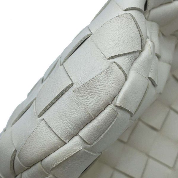 9563674 10 Bottega Veneta The Jodi Mini Intrecciato White