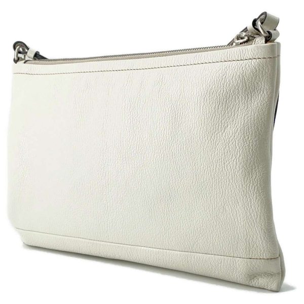 9566828 02 Miu Miu Shoulder Bag Leather White