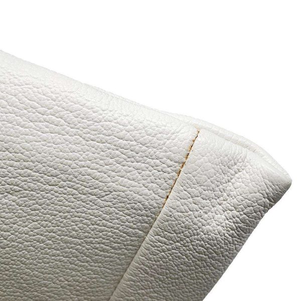 9566828 09 Miu Miu Shoulder Bag Leather White