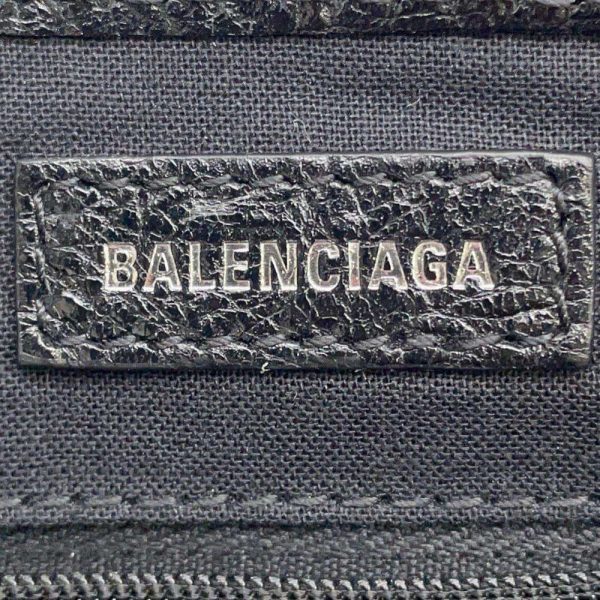 9567016 10 Balenciaga Cabas 2way Shoulder Bag Black