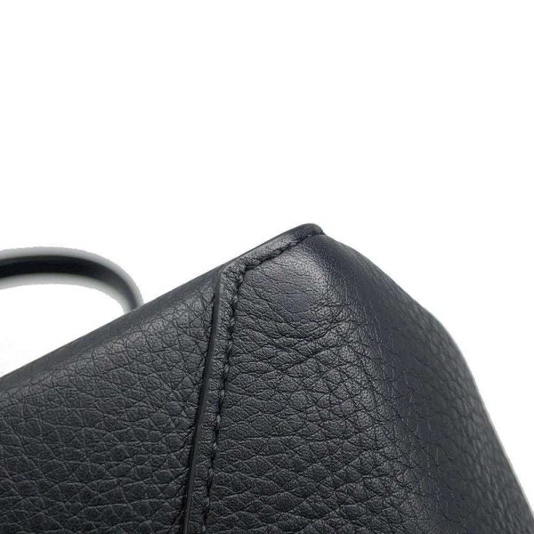 9567313 09 Tiffany Logo Shoulder Bag Black