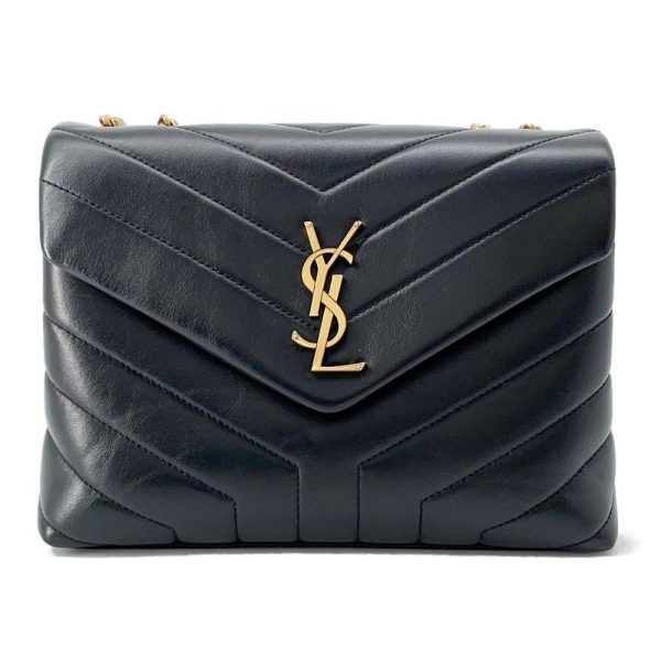 9571365 01 Saint Laurent Paris Chain Shoulder Bag Black