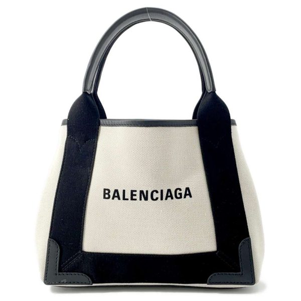 9572010 01 Balenciaga Hippo Handbag Navy Black White