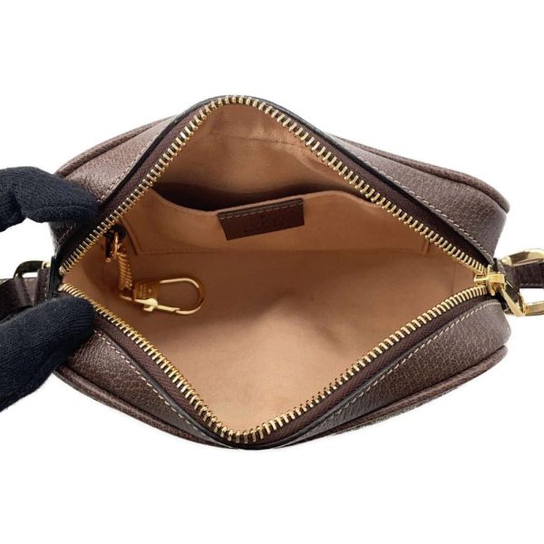 9574366 05 Gucci Ophidia Mini Shoulder Bag BeigeBrown