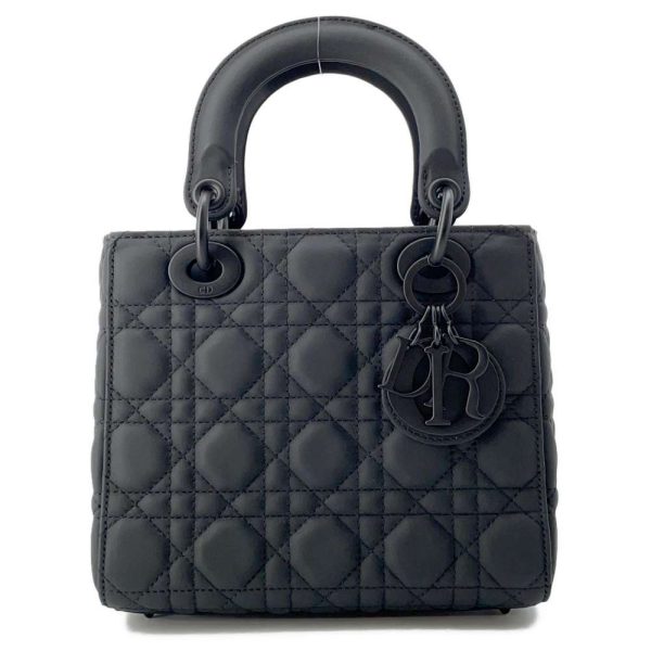 9580770 01 Christian Dior Cannage Small Hand Bag Black