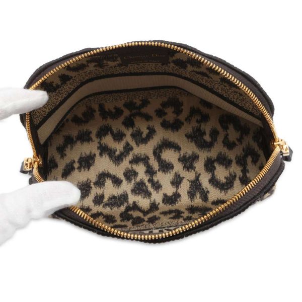 9581678 04 Christian Dior Cosmetic Pouch Beige Black