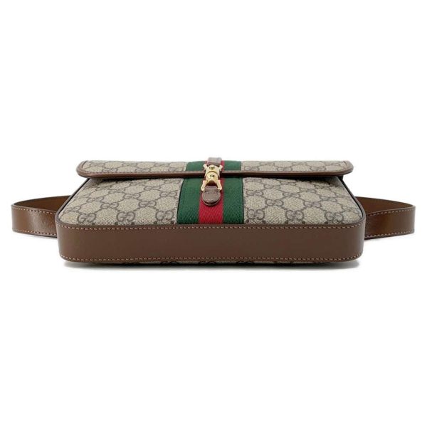 9584839 03 Gucci Jackie 1961 Belt Waist Body bag BrownBeige