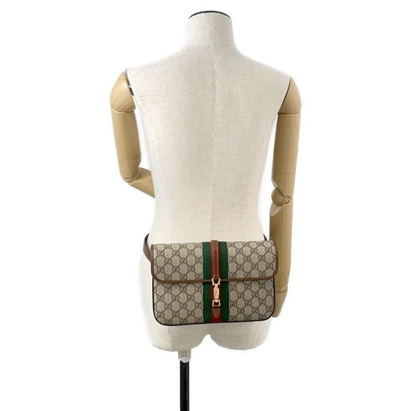 9584839 04 Gucci Jackie 1961 Belt Waist Body bag BrownBeige