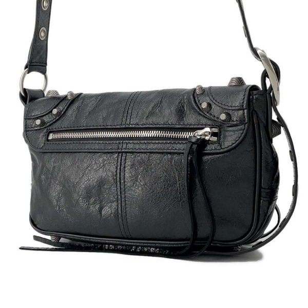 9584877 02 Balenciaga Crossbody Shoulder Bag Black