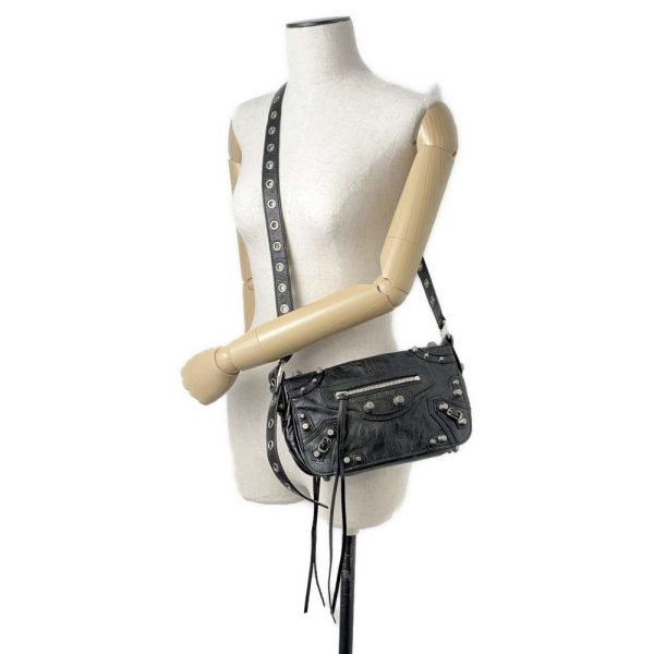 9584877 04 Balenciaga Crossbody Shoulder Bag Black