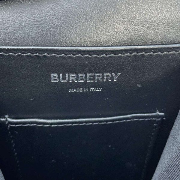 9585867 08 Burberry TB Logo Phone Holder Shoulder Bag Black