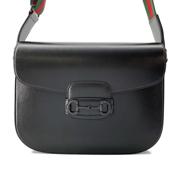 9586772 01 Gucci Horsebit 1955 Shoulder Bag Black