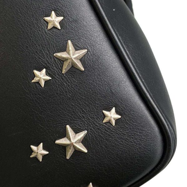 9589995 10 Saint Laurent Lou Star Embossed Paris Shoulder Camera Bag Black