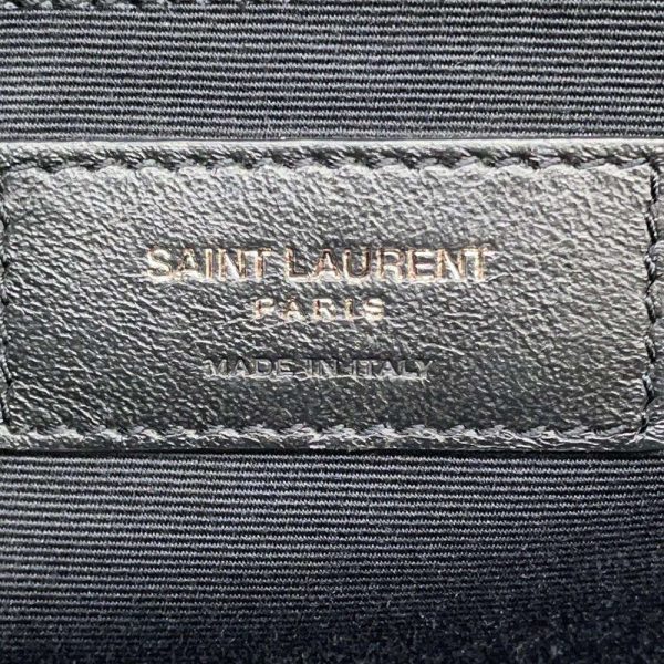 9589995 15 Saint Laurent Lou Star Embossed Paris Shoulder Camera Bag Black