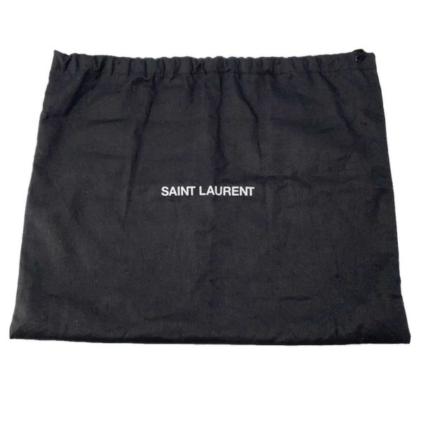 9589995 16 Saint Laurent Lou Star Embossed Paris Shoulder Camera Bag Black