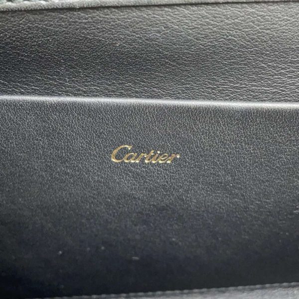 9590069 12 Cartier 2way Chain Shoulder Bag Black