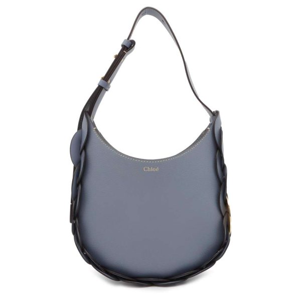 9591004 01 Chloe Darryl Hobo 2way Tote Bag Blue