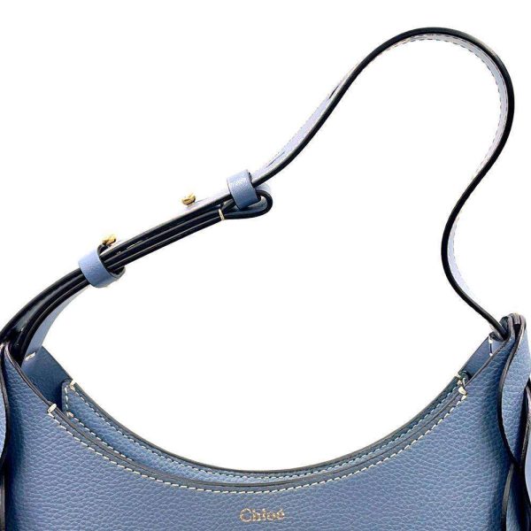 9591004 09 Chloe Darryl Hobo 2way Tote Bag Blue