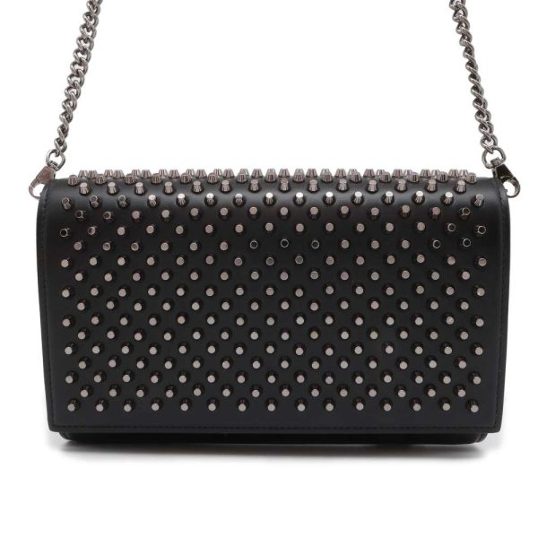 9597839 01 Christian Louboutin Paloma Studded 2way Shoulder Bag Black