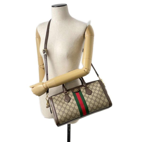 9602458 05 Gucci Ophidia 2WAY Shoulder Bag BrownBeige