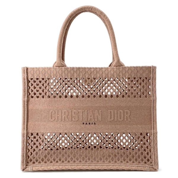 9602809 01 Christian Dior Mesh Medium Book Tote Bag