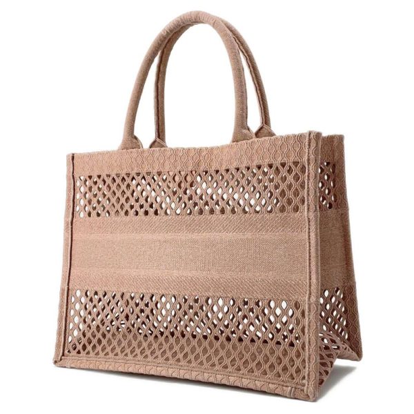 9602809 02 Christian Dior Mesh Medium Book Tote Bag