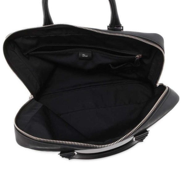 9602823 06 Christian Dior Obliqur 2way Trotter Shoulder Bag Black