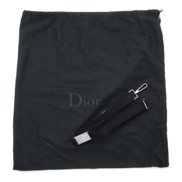 9602823 12 Christian Dior Obliqur 2way Trotter Shoulder Bag Black