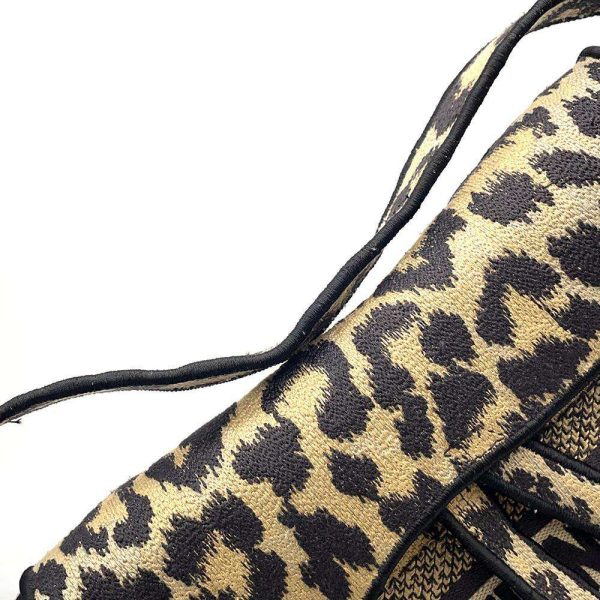 9604124 09 Christian Dior Saddle Bag Leopard