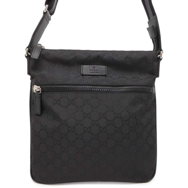 9604223 01 Gucci GG Shoulder Bag Black