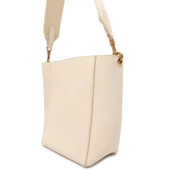 9604407 02 Celine Sangle Bucket Shoulder Bag Ivory