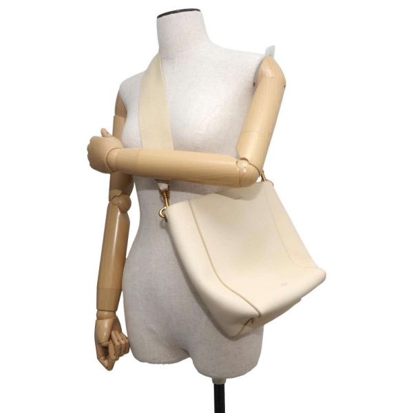 9604407 04 Celine Sangle Bucket Shoulder Bag Ivory