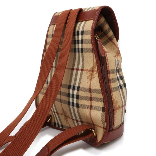 9604469 02 Burberry Nova Check Rucksack Backpack Brown