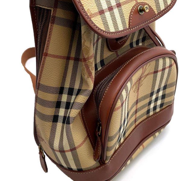 9604469 09 Burberry Nova Check Rucksack Backpack Brown