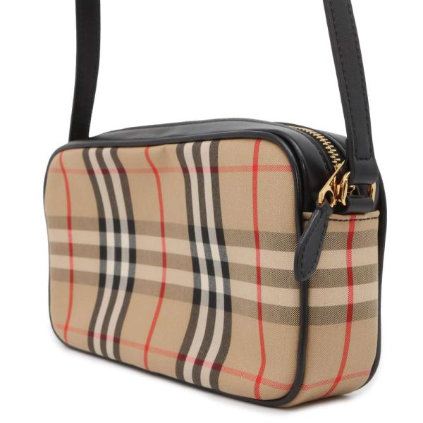 9604957 02 Burberry Nova Check Shoulder Bag Beige