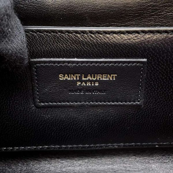 9605015 15 Saint Laurent V Stitch Paris Chain Shoulder Bag Red