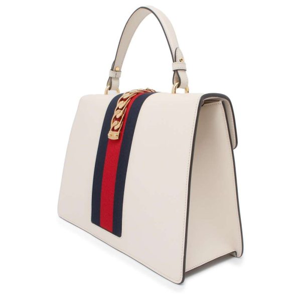 9605053 02 Gucci Sylvie 2way Shoulder Bag Ivory