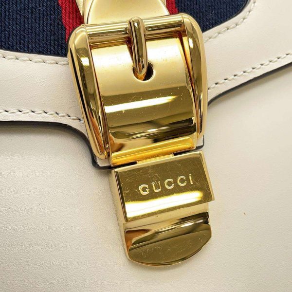 9605053 14 Gucci Sylvie 2way Shoulder Bag Ivory