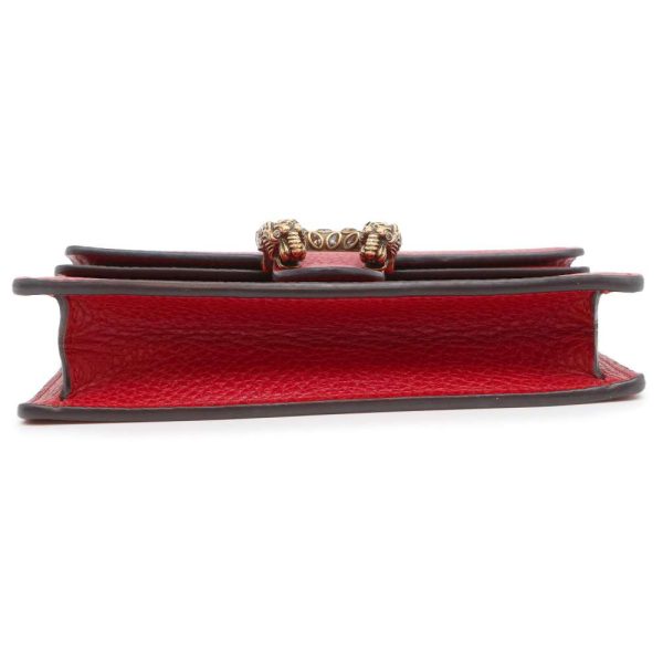 9605077 03 Gucci Dionysus Chain Shoulder Bag Red