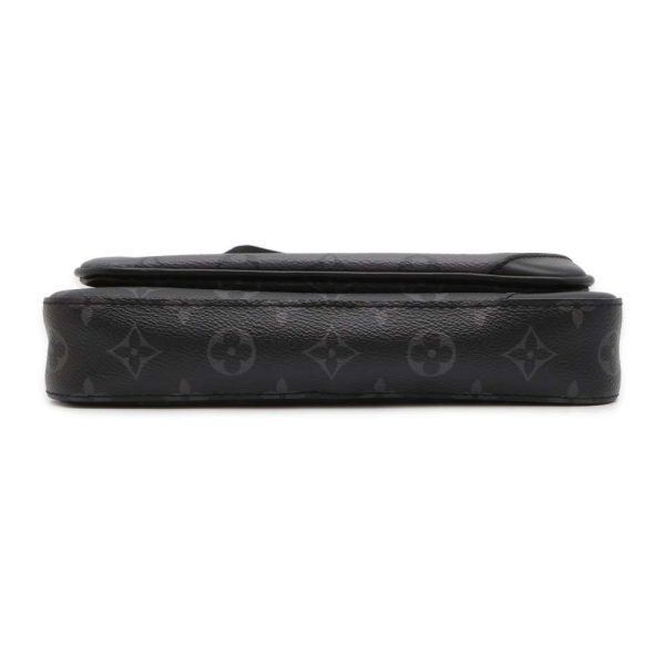 9606005 03 Louis Vuitton Monogram Eclipse Reverse Trio Messenger Shoulder Bag Black