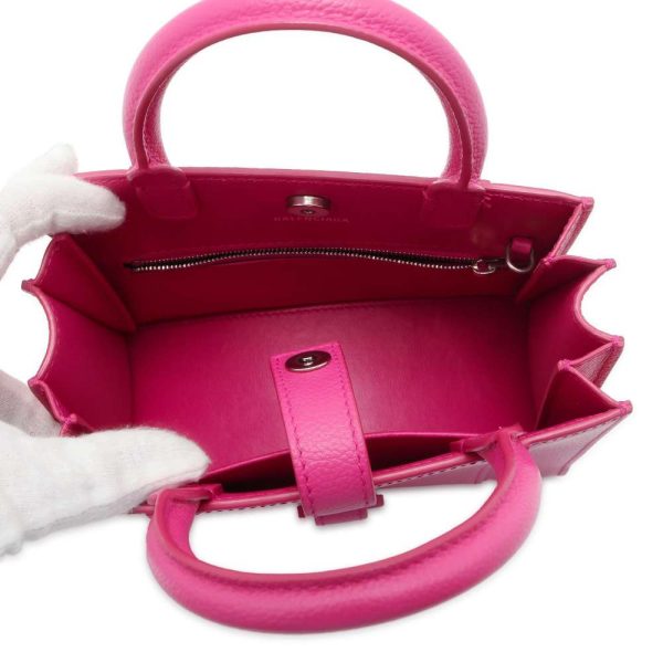 9606227 06 Balenciaga Hourglass 2way Shoulder Bag Pink