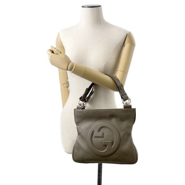 9607293 04 Gucci Blondie 2way Chain Shoulder Bag khaki