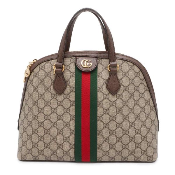 9607392 01 Gucci Ophidia Handbag BrownRedGreen