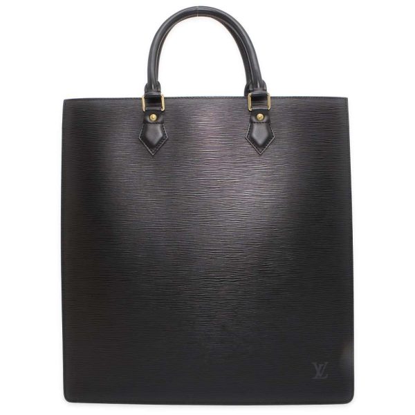 9607897 01 Louis Vuitton Sac Pla Epi Tote Bag Black