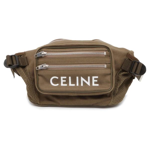 9608399 01 Celine Trekking Belt Body Bag Khaki