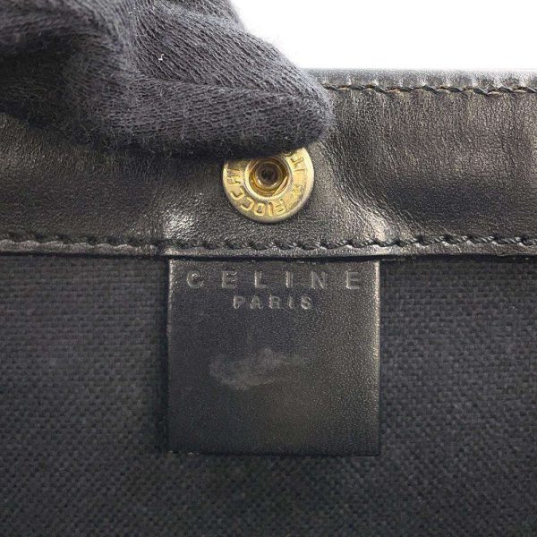 9608429 17 Celine Small Hippo Drawstring Cuir Triomphe Shoulder Bag Black