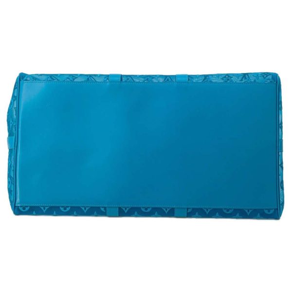 9615618 03 Louis Vuitton Boston Triangle 50 Turquoise Blue