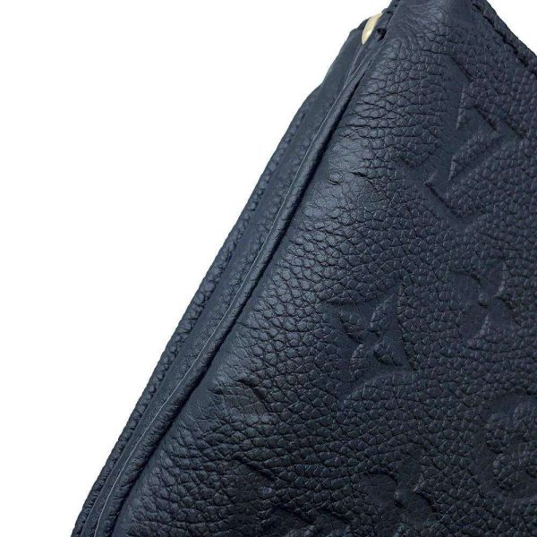 9619159 09 Louis Vuitton Chain Shoulder Bag Pochette Black