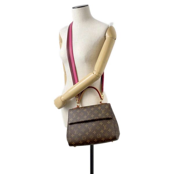 9623750 05 Louis Vuitton Handbag Cluny BB 2way Rose Brown