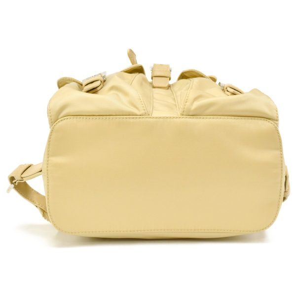 9623f090001 5 PRADA Tessuto Drawstring Backpack Rucksack Beige